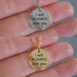 always love you necklace